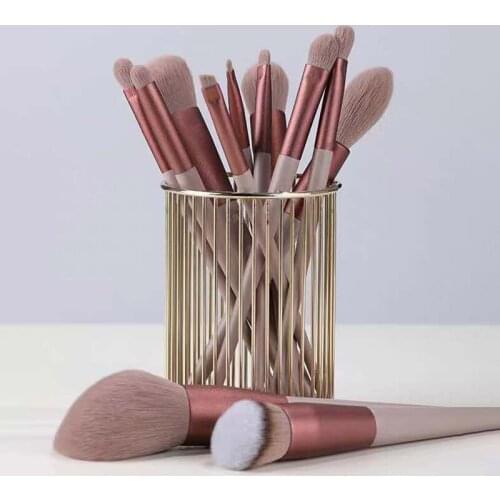 13Pcs Makeup Brushes Cosmetic Powder Eye Shadow Eyelash Eyebrow Lip Foundation Blush Blending Make Up Brush Cosmetic Beauty Tool