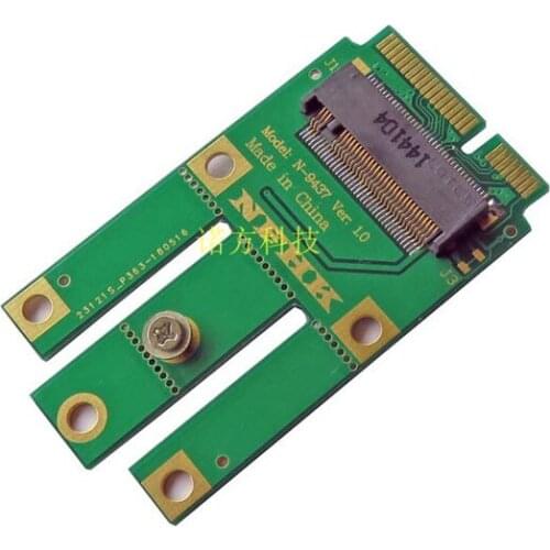 A+E key A key M.2 NGFF wireless network card to MINI PCIE network card adapter card