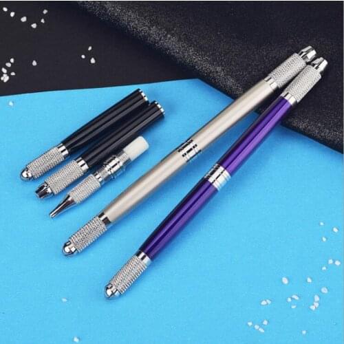 Professional Microblading pen for permanent make up machine Manual eyebrow pen Makeup tattoo kit 3 in 1pcs