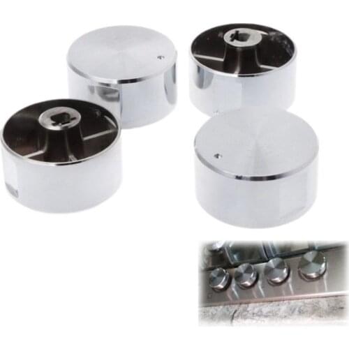 4Pcs Rotary Switches Round Knob Gas Stove Burner Oven Kitchen Parts Handles For Gas Stove
