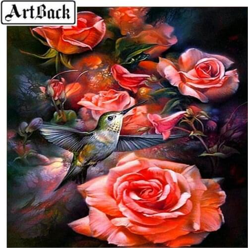 5d diy diamond painting flowers full square drill 3d diamond mosaic home decoration diamond embroidery
