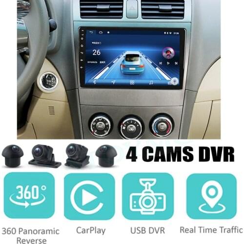 For BYD F3 L3 Surui F0 F6 G3 G5 G6 Car Multimedia GPS Audio Radio Navigation NAVI Player Built-in CarPlay 360 BirdView