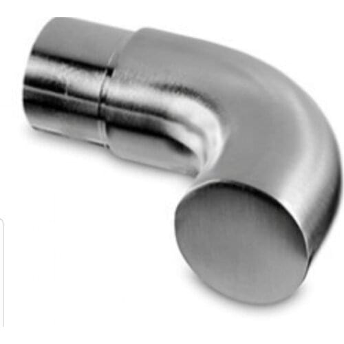 Freeshipping 304# Stainless Steel Stair Pole Baluster Handrail Fence Parts Post Parts Elbow Accessories for Post