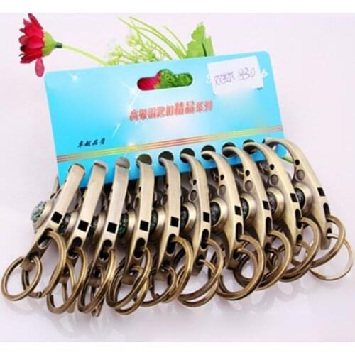 Retro Bronze Compass Keychain School College Grad Journey Bag Pendant Charm Sturdy Jewelry Distinguish Direction