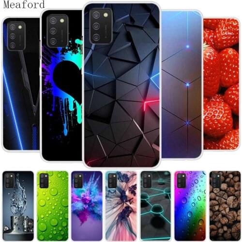 For Samsung A02S Case Soft TPU Phone Cases For Samsung Galaxy A02S Case A 02S A02 S Silicone Coque Shockproof Bumper for A02S