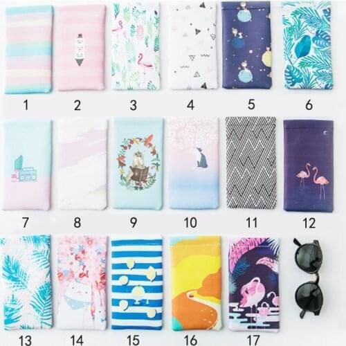 Q PU Faux Leather Sunglasses Case Protable Eye Glasses Bag Travel Accessories Eyewear Protector Pouch Home Storage Tools