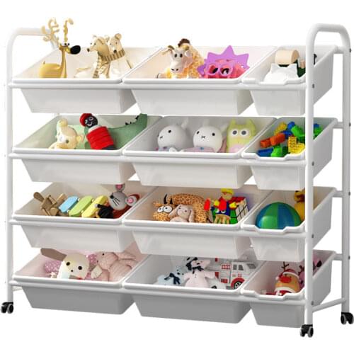 Childrens Toy Storage Rack Simple Baby Toy Shelf Rack Multi-layer Storage Organizer Toy Storage Cabinet