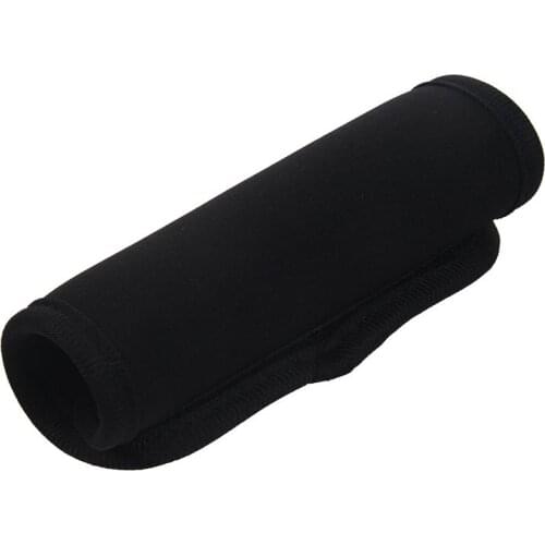 Travelling Luggage Suitcase Handle Comfort Wraps Identifier Tags Black