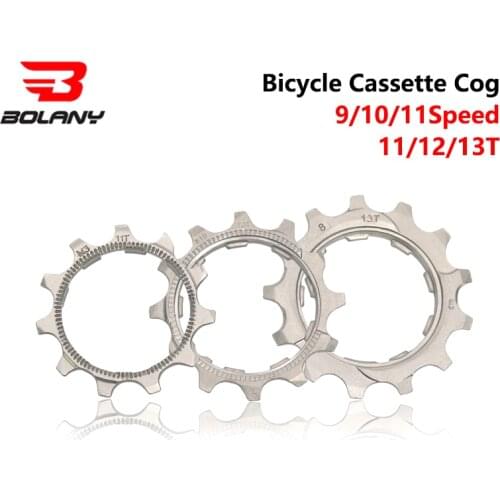 Bolany 1pcs Bicycle Cassette Cog Road Bike MTB 8 9 10 11 Speed 11T 12T 13T Freewheel Parts For Compatible SRAM Cassette