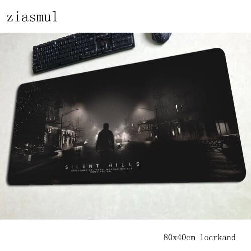 Silent hill mousepad 80x40cm Aestheticism Computer mouse mat gamer gamepad Professional gaming mousemat desk pad office padmouse