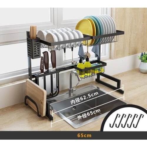 Refrigerator Keuken Escurridor De Platos Stainless Steel Rack Mutfak Cuisine Cozinha Cocina Organizador Kitchen Organizer