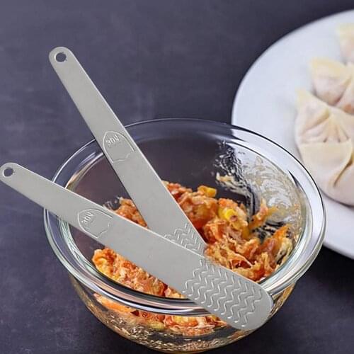 Japan Style Stainless Steel Stuffing Spoon Kitchen Gadgets DIY Tools Household Dumpling Fillings Spoon for Home Kitchen Tool