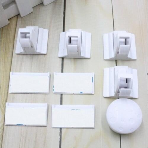 DHL 100set Magnetic Child Lock Baby Safety Cabinet Lock Children Drawer Locker Security Cupboard Childproof Locks