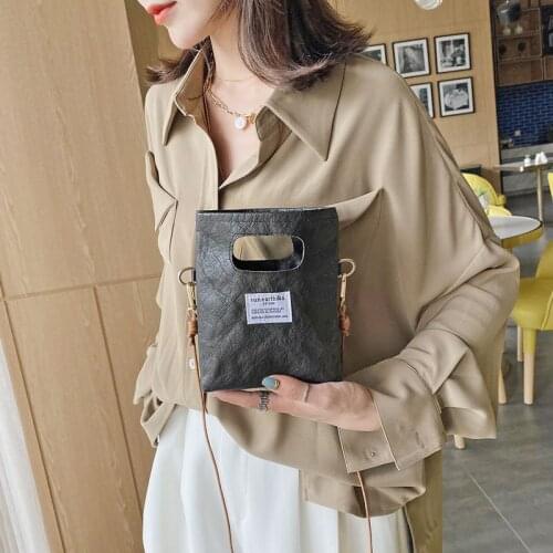 Fashion Handbag Japanese Style PU With Short Handles Women Shopper Bag Cross body Messenger Bag Cute Female Mobile Phone Bag