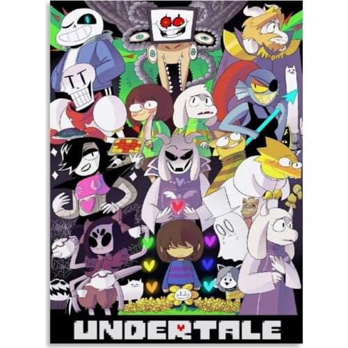 Undertale DIY Cross Stitch Embroidery 11CT Kits Needlework Craft Set Printed Canvas Cotton Thread Home Decoration New Room