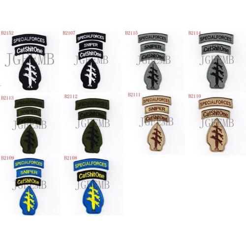 Cat Shit One Tactical Rabbit Morale Military Full Embroidery Patch