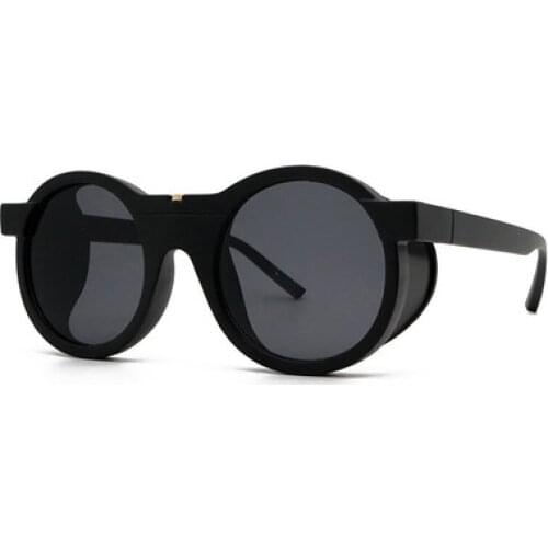 New Fashion Personality Mirror Round Ladies Sunglasses Detachable Glasses Double Layer Mens Sunglasses