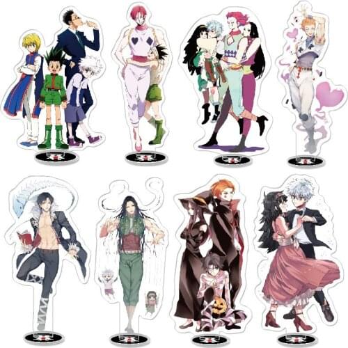 Hunter X Hunter Gon Freecss Killua Zoldyck Kurapika Acrylic Stand Figure Model Plate Decoration Cosplay Gifts