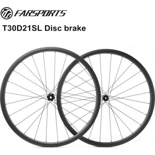 Popular Farsports disc brake wheelsets 30mm deep 28mm wide 12mm thru axle central lock disc hub, 700C new arrival wheelsets