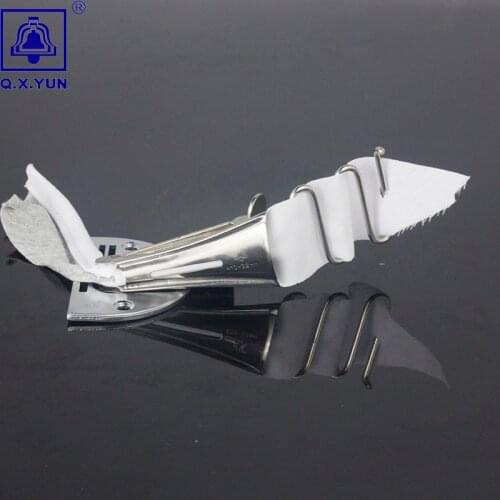 Q.X.YUN overlock folder TAPE SIZE 32mm A10 hemmer Right Angle Bias Binder for lockstitch machine Binding of curve edge