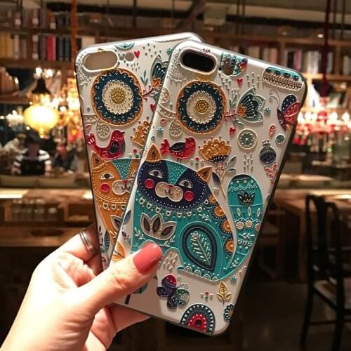 Anti-scratch Embossed Case for iPhone 12 11 Pro Max Mini XS XR X 7 8 6 6S Plus 3D Relief Cartoon Bear Soft Cover Funda Casing