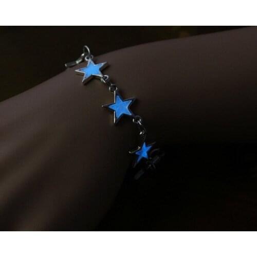 Glowing Bracelet Luminous Bracelet For Lovers Star Flower Anklet & Bracelet for Women Grow In The Dark Charm Halloween Jewelry