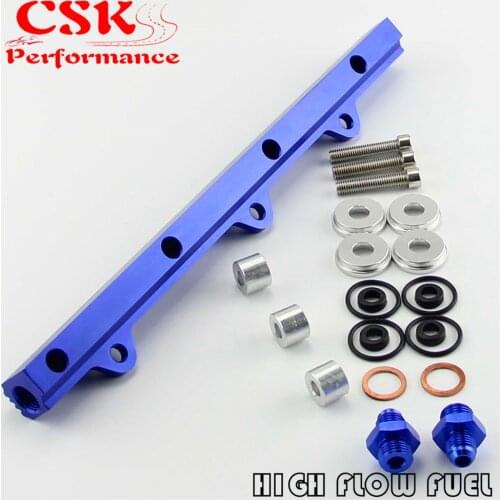 High Flow Fuel Rail Kit For Mitsubishi Lancer Evolution EVO 1 2 3 4G63 92-96 BL