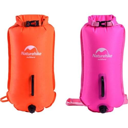 High Visibility Inflatable Waterproof PVC Safety Swim Buoy Air Dry Tow Float Swimming Training Sailing