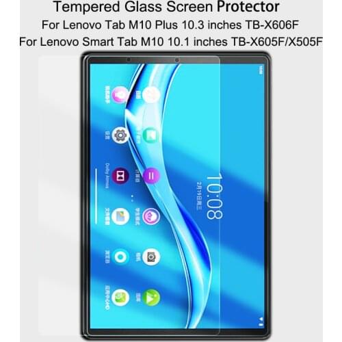 9H Tempered Glass Screen Protector For Lenovo Tab M10 FHD Plus 10.3 TB-X606 Tablet Protective Film For M10 10.1 TB-X306X 2nd Gen