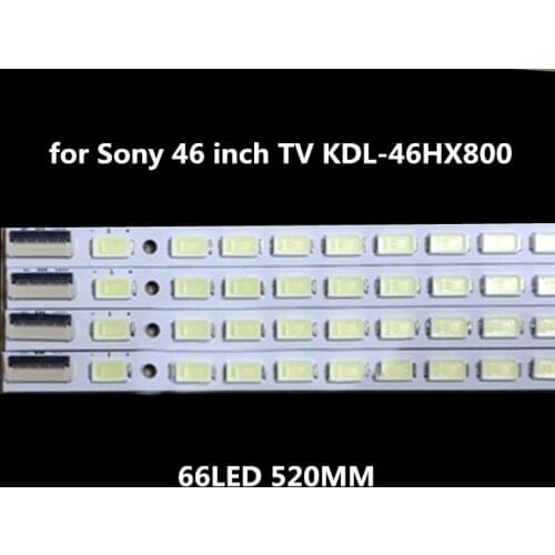 520mm LED Backlight Lamp strip 66leds for Sony 46 inch TV KDL-46HX800 light strip SLS46 5630 SONY-240 LJ64-02421A LJ64-02420A