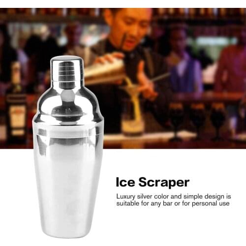 6pcs Stainless Steel Cocktail Shaker Mixer Wine Martini Boston Shaker Set Barware Kit For Bartender Drink Party Bar Tools