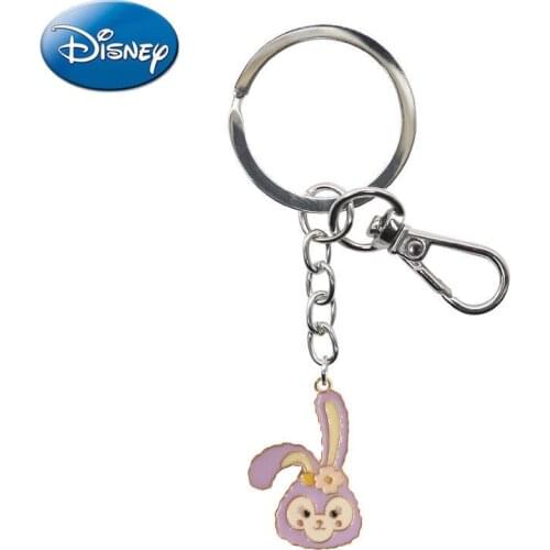 Disney Stellalou Avatar Key Chain Pendant Simple Cartoon Accessories School Bag Hanging Jewelry Key Ring Buckle