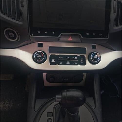 Car Syling interior Ac knob Gear shifer decorative trim frame kit car styling case for Kia Sportage R 2011-2016 Auto Accessories