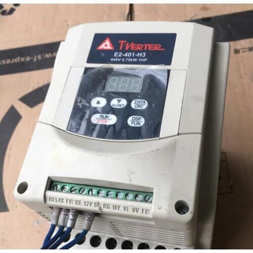 E2-401-H3 380V 0.75KW inverter , used one , 90% appearance new , test goods , free shipping