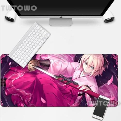 Koha-ace Ex Okita Souji Anime Mouse Pad HD Custom Mouse Pad Gamer Mouse Mat MousePads Natural Rubber Anti-slip Carpet Mice Pad