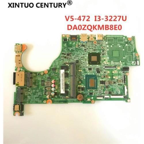 Laptop Motherboard With I5 CPU For ACER Aspire R3-471T R3-471 NB.MP411.007 DA0ZQXMB8E0 4GB RAM DDR3 100% Fully tested