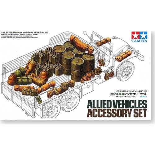Tamiya 35229 1/35 Military Model Kit Allied Vehicles Equipment Accessory Set