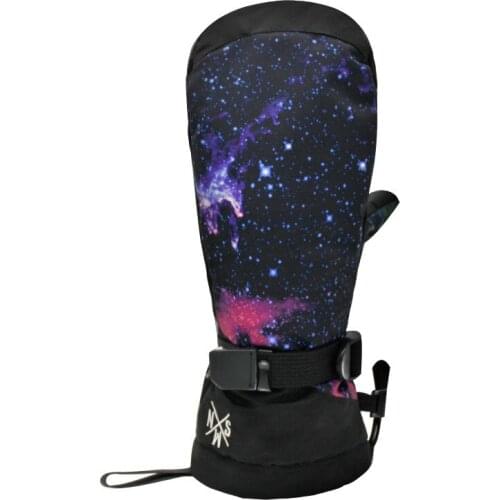 SMN Extra Thick Warm Waterproof Ski Fleece Gloves Windproof Winter Outside Sports Snowboard Motorcycle Riding Skid-Proof Gloves