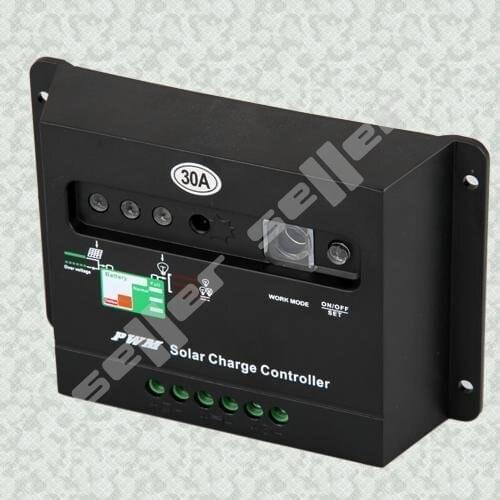 PWM Solar Panel Charge Controller Regulator 30A for 12V 24V Lamp Light