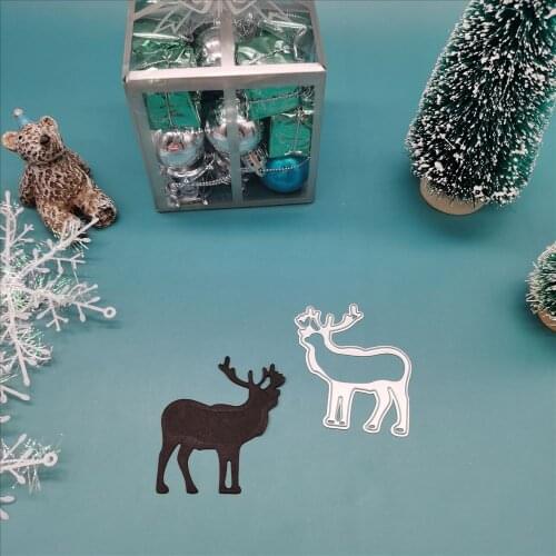 Christmas deer die Metal Cutting Dies cut die decoration Scrapbooking Album Paper DIY Card Craft Embossing Die Cuts