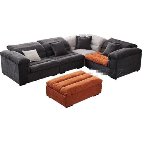 Modern fabric sofa set living room sofa upholstery removable and washable sofa fabric