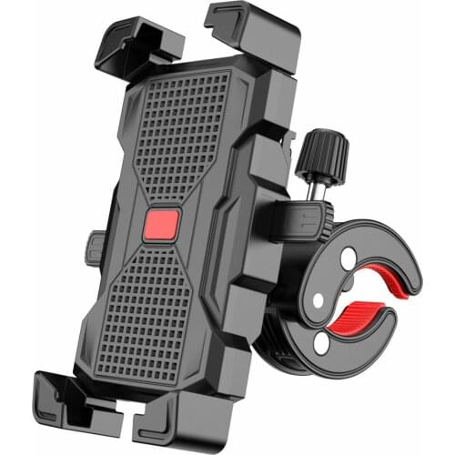 ABS Easy Install Hands Free Universal Anti Shake Cycling Motorcycle Handle Outdoor Sports 360 Degree Rotation Bike Phone Holder