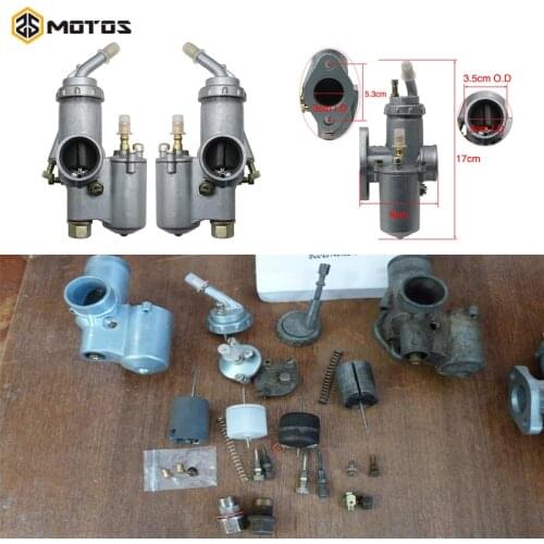 ZS MOTOS R69S R1 PZ28 R12 For R71 CJ-K750 Carburetor 1Pair For BMW Carburador M72 R50 R60/2 Ural CJ-K750 Motorcycle Carburetor