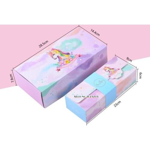 23*9*6cm Christmas Elk candy Cake box, cake box chocolate baking packaging cavities gift macarons box for Wedding 100pcs/lot