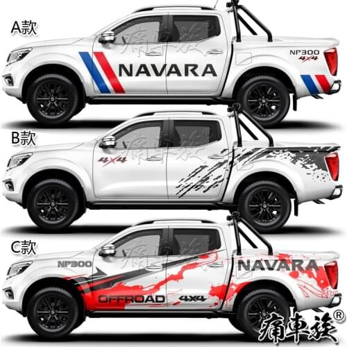For Nissan NVAVRA car stickers pull flowers pickup truck car decoration modified vehicle full car stickers D-MA