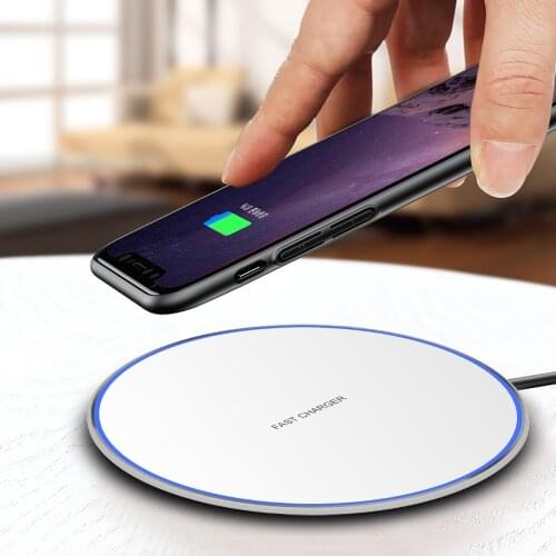 10W Fast charger for samsung S20 S10 S9 plus note 10 9 8 QI wireless charger for huawei mate 40 30 pro max P40 pro P30 pro