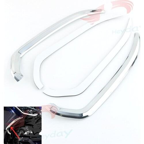 Front Vent Decorative Cover For HONDA Goldwing GL1800 2018-2020 ABS Plastic Chrome Modified Parts