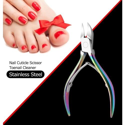 Cuticle Nipper Nail Cutter Nail Grooming Tool Dead Skin Scissor Manicure Tool Stainless Steel Nail Clipper Nail Art Cuticle Tool