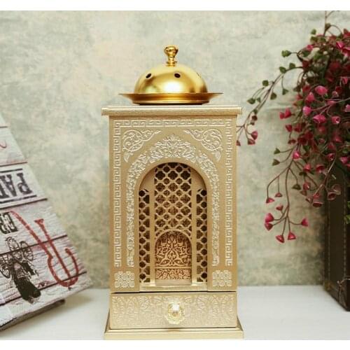 Ramadan Arabian incense burner ornaments Insence Box Burner Arabian Islamic Style Incense Burner