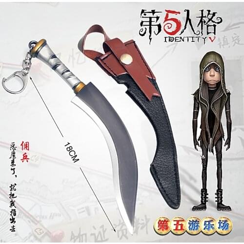 Game Identity V Mercenary cosplay 18cm Weapon cosplay props Pendant for Halloween Christmas Party Masquerade Anime Shows new